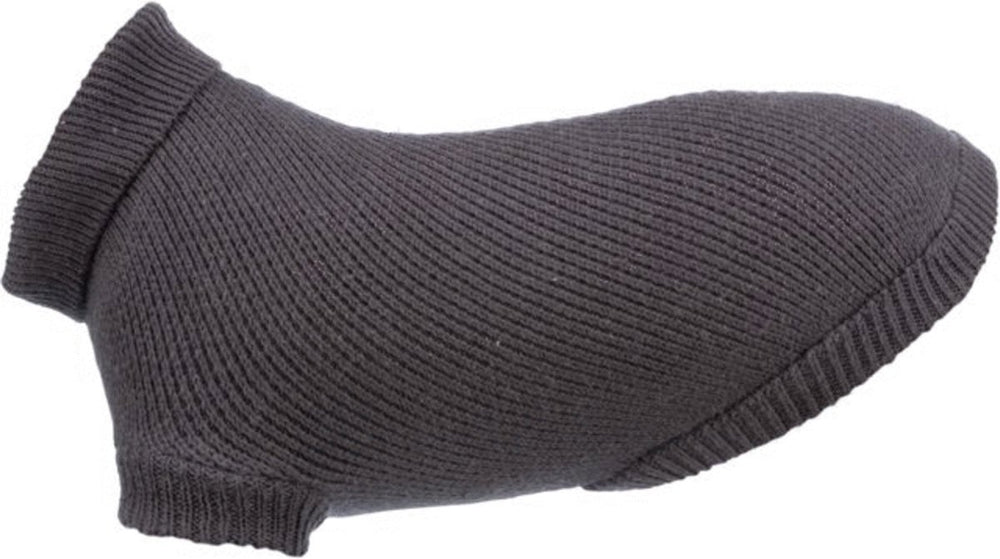 Trixie hondentrui - antraciet slim-fit 70cm - katoen, wol, polyamide, met kraag
