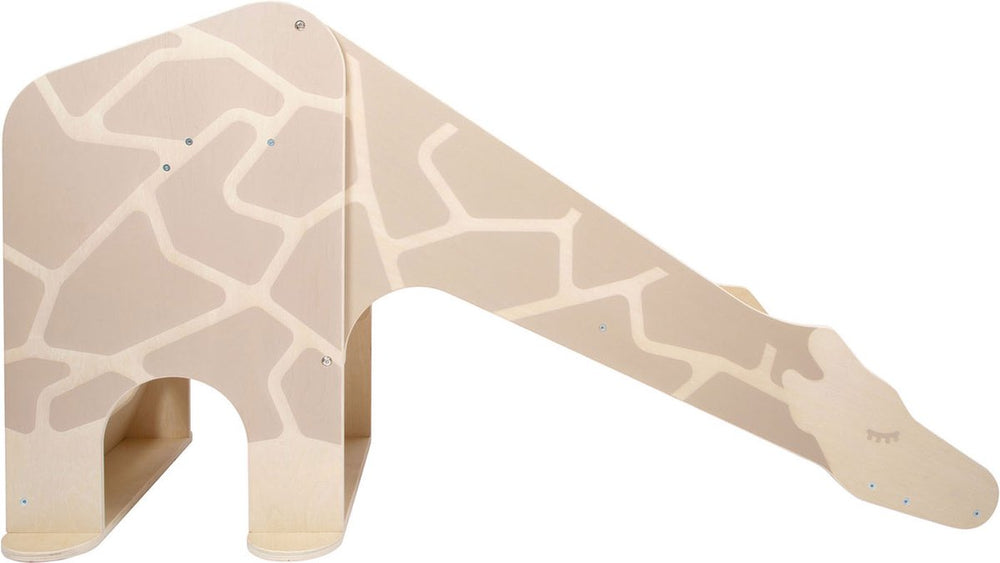 Small foot - wooden indoor slide giraffe wildlife