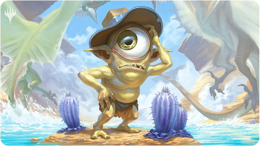 Ultrapro ultra pro - magic - the gathering - outlaws of thunder junction - speelkleed fblthp, lost on the range (60 x 34 cm)