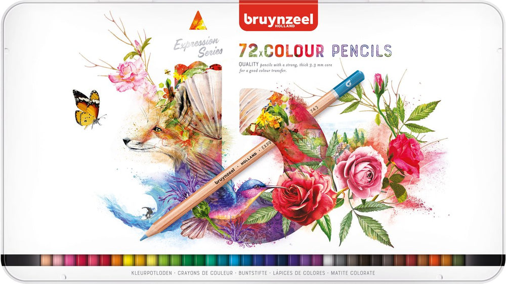 Bruynzeel expressie kleurpotloden blik 72