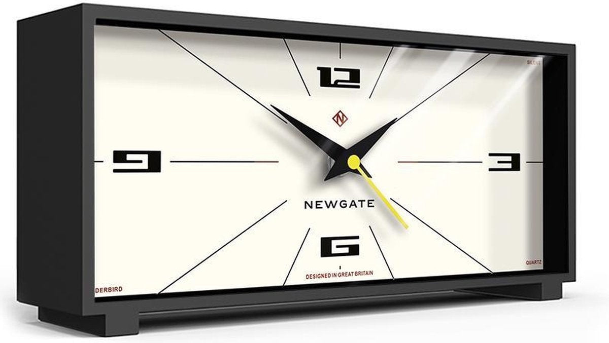 Newgate thunderbird mantelklok zwart