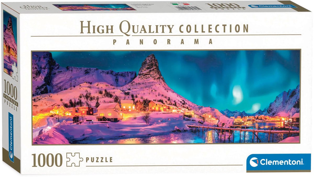 Clementoni panorama legpuzzel lofoten, 1000st.