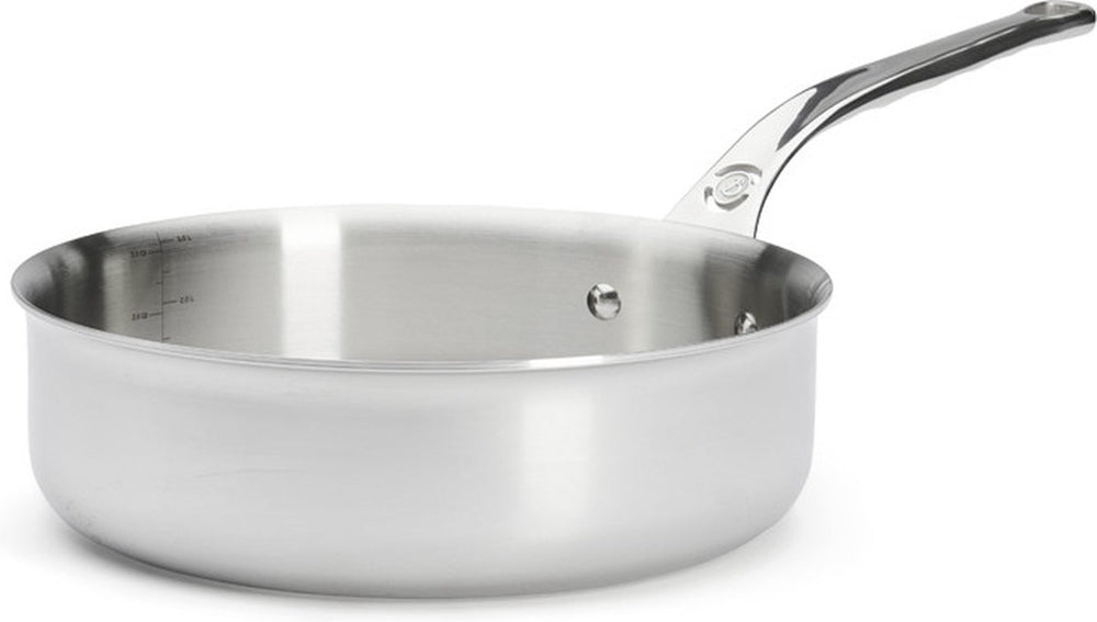 Debuyer de buyer affinity - sauteuse - rvs - rechte rand - 24 cm - pfas vrij