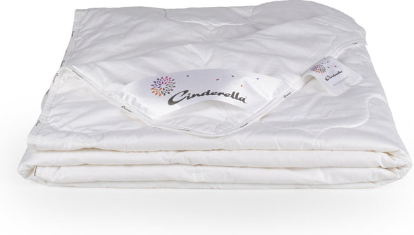 Cinderella bamboo dekbed zomer - 1 persoons - bamboo vulling - katoenen tijk - anti-allergie - 140x200 cm