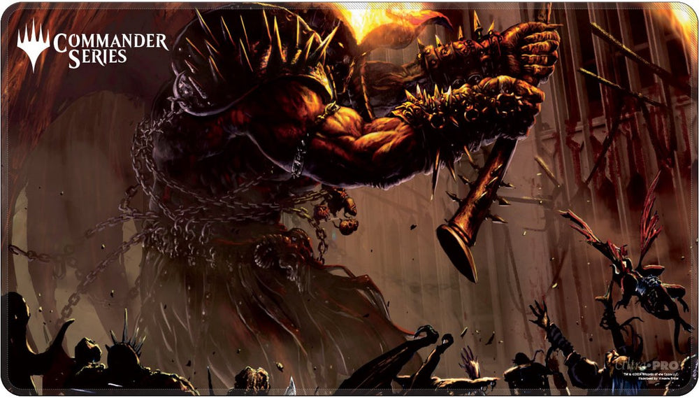 Ultrapro ultra pro - magic - the gathering - commander series - speelkleed rakdos, lord of riot (60 x 34 cm)