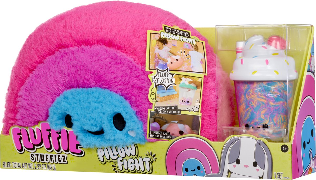 Fluffie stuffiez kussengevecht - regenboog