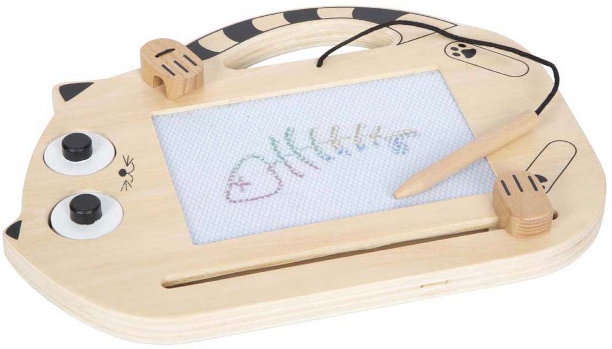 Kleine voet - magnetisch tekenbord hout