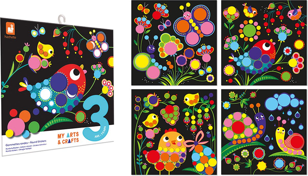 Janod - my arts crafts - contrast schilderijen stickerset