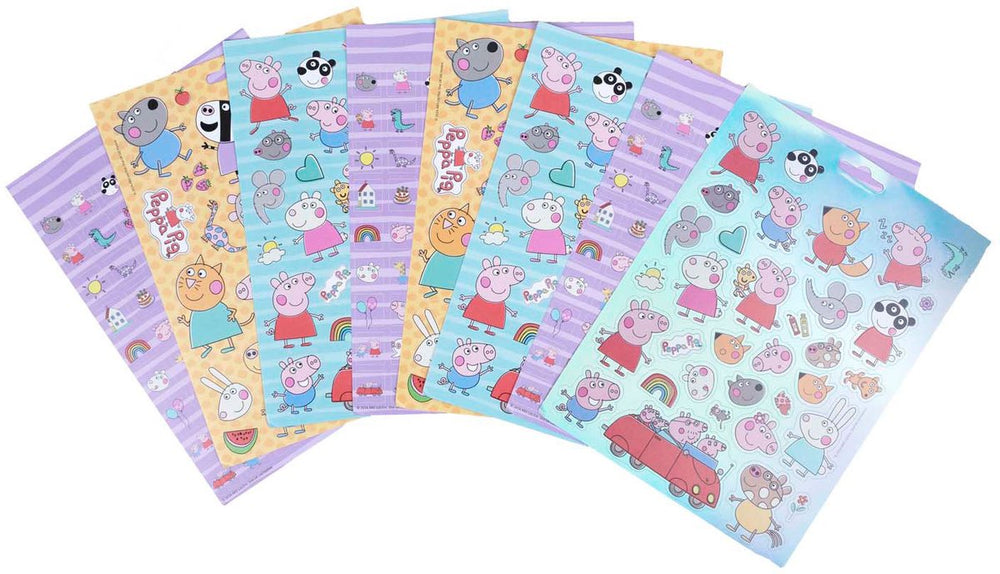 Undercover stickerboek peppa pig met 8 afgesloten