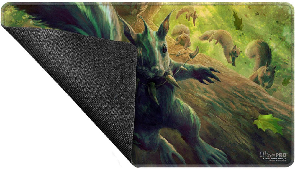Ultrapro ultra pro - magic: the gathering - commander series - fan vote 1 - chatterfang stitched edge playmat - uk