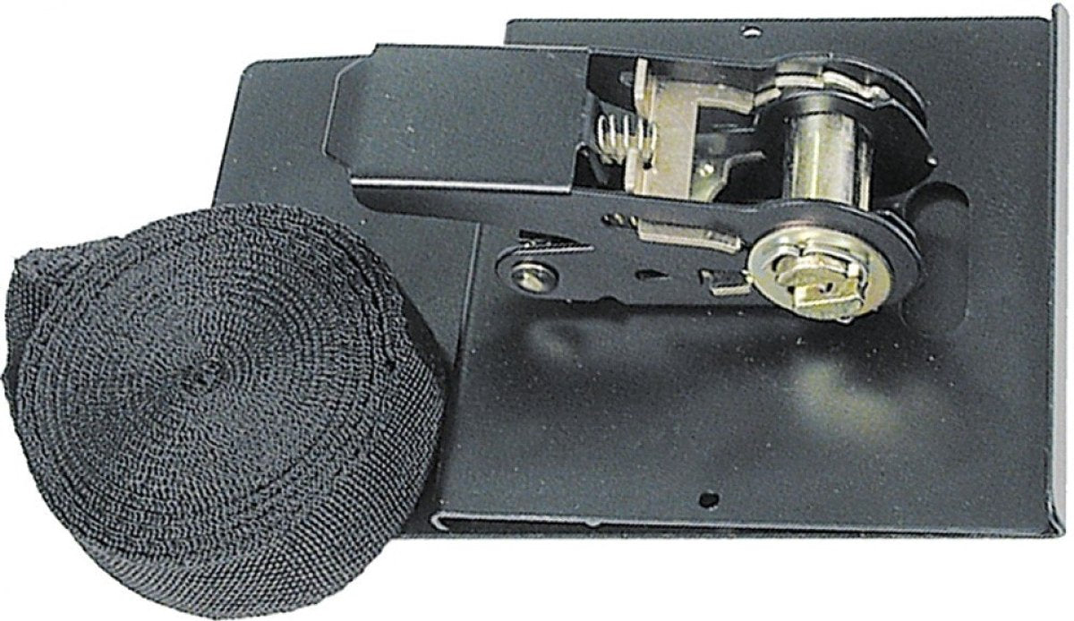 Vorel - spanband voor vloerpaneel - 5m - met ratchet - metalen haken