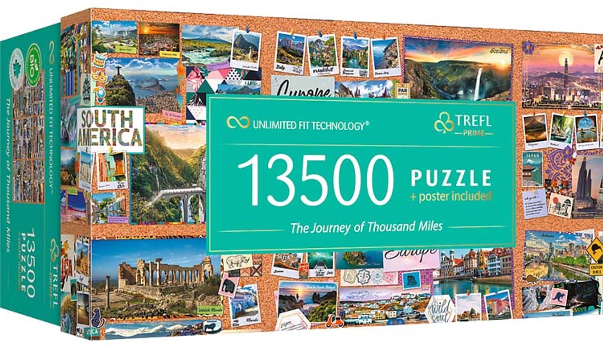 Trefl puzzel the journey of thousand miles fsc mix 70% - 13500 stukjes.