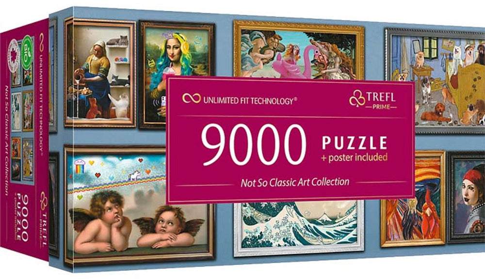 Trefl puzzel kunstcollectie - not so classic art collection 9000 stukjes fsc.