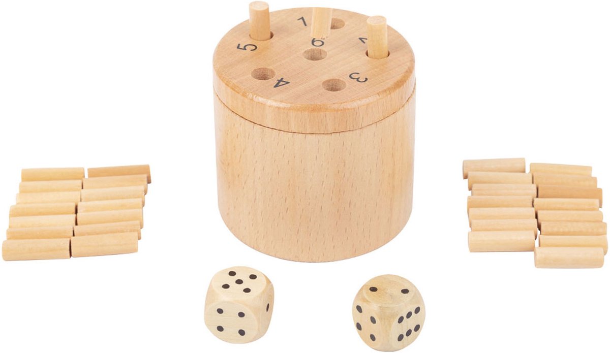 Small foot - dubbelspel super six dobbelstenen