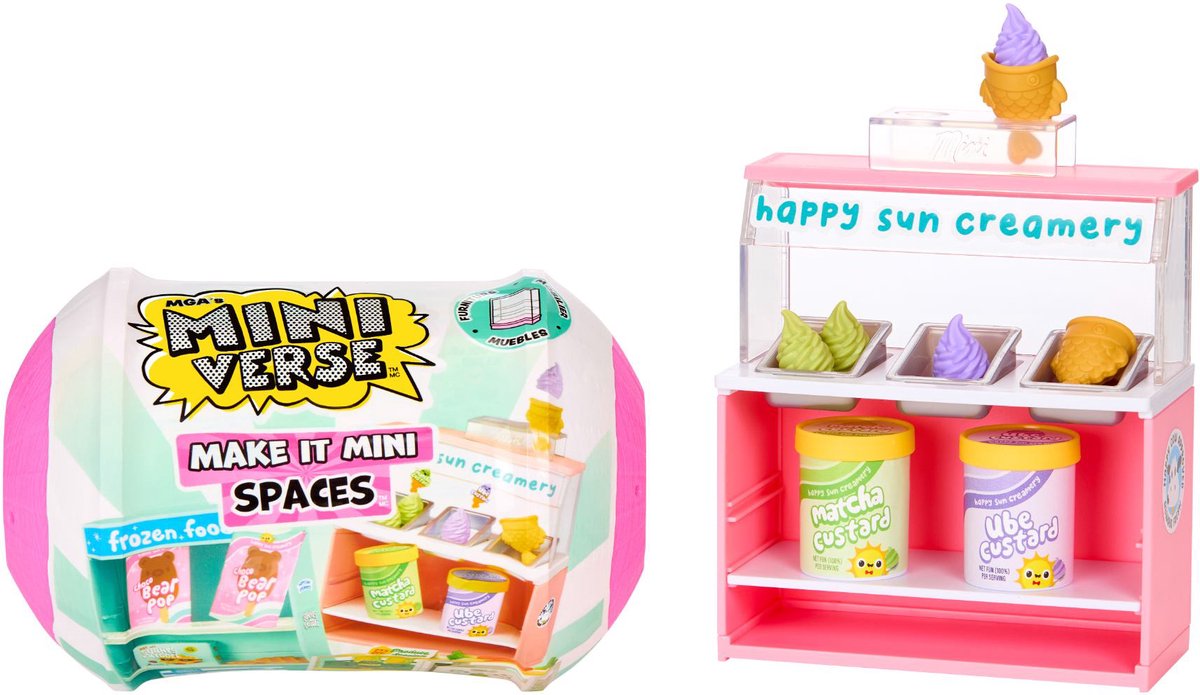 Miniverse make it mini spaces meubels - knutselset – miniatuurmeubels maken