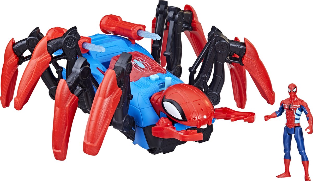 Spider-man marvel crawl and blast spider - speelgoedvoertuig