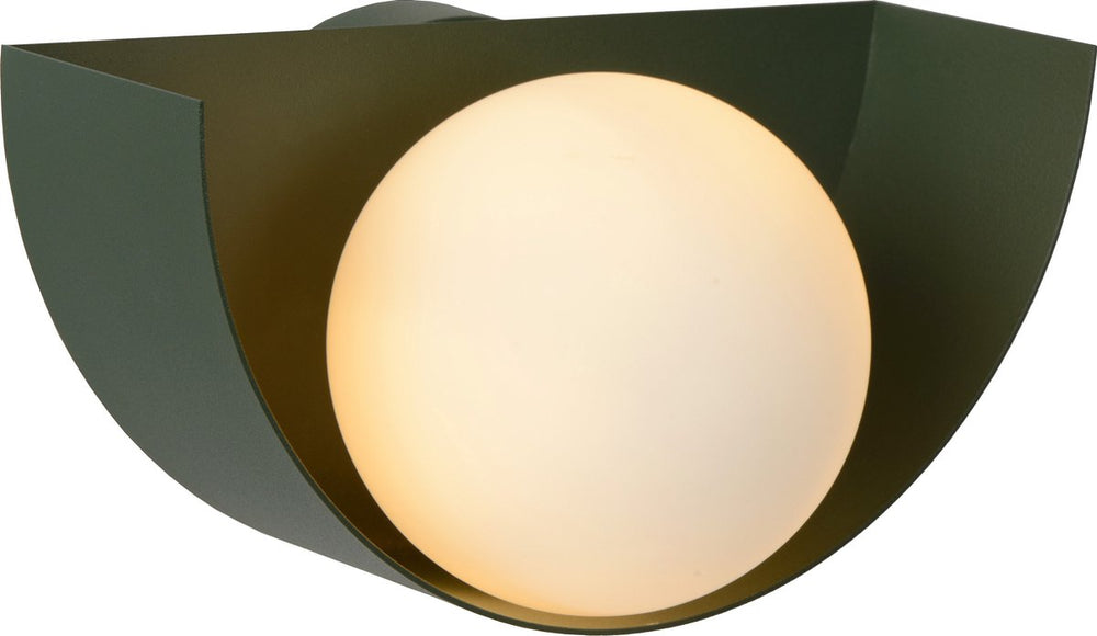 Lucide benni - wandlamp - 1xg9 - groen