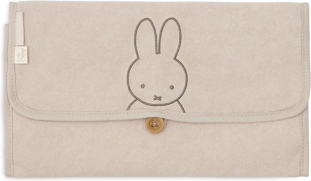 Jollein x nijntje verschoningsmat badstof miffy - nougat