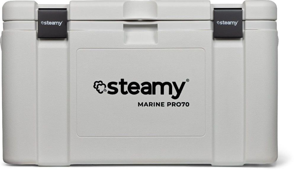 Steamy marine pro 70 - grote koelbox - extra goed geïsoleerd - 70 liter - wit