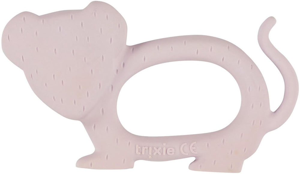 Trixie natuurlijk rubber grijpspeeltje - mevr. muis