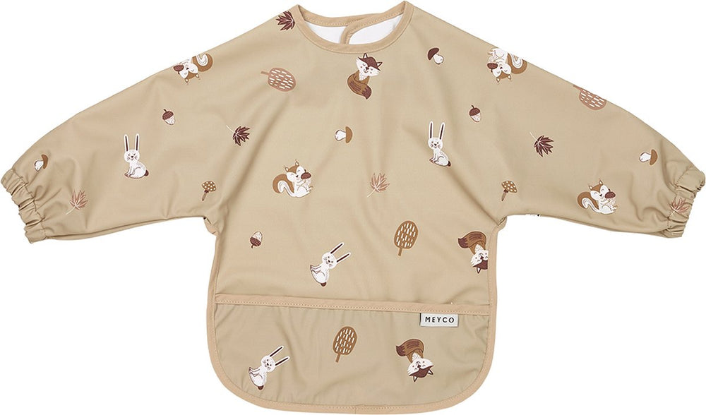 Meyco baby forest animals mouwslab - sand