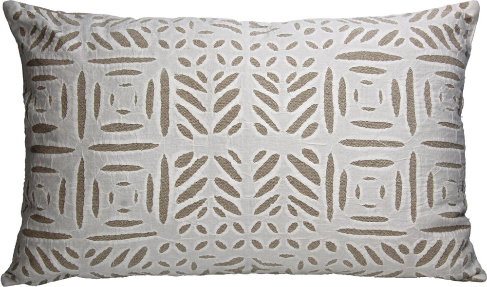Hd collection cushion cotton ivory 60x40cm