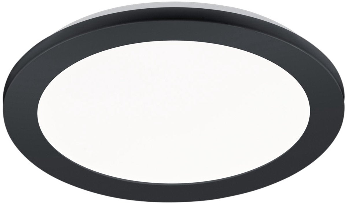 Rl live your light reality camillus - plafondlamp - zwart mat - incl. 1x smd 13 w - zwenkbaar