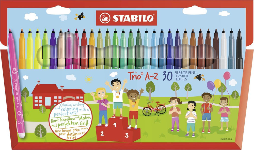 STABILO Trio AZ Viltstiften, 30st.
