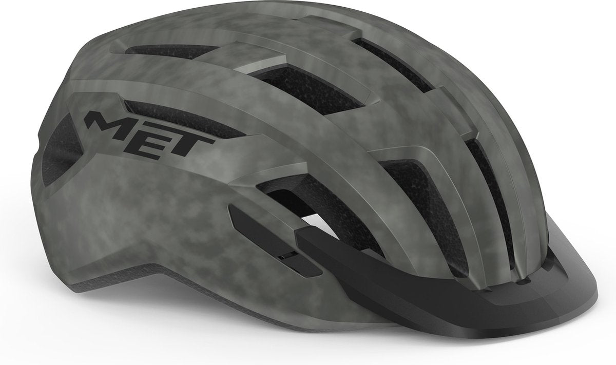 Met allroad mips fietshelm mannen vrouwen – fietshelm volwassenen – maat s (52-56cm) – titanium matt