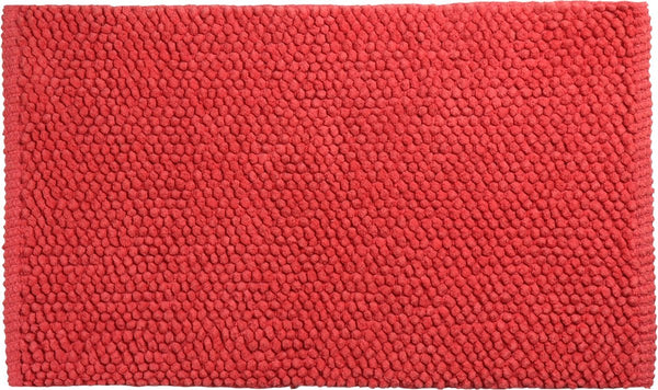 Differnz popcorn badmat 50x80cm koraal