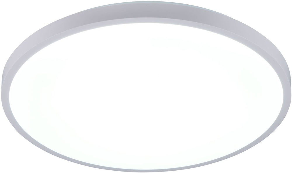 Rl live your light reality slope - plafondlamp - wit mat - incl. 1x smd 34 w - afstandsbediening - geintegreerde dimmer - traploos instelbare lichtkleur - nachtlampje - dimbaar met schakelaar - niet geschikt voor externe dimmer - geheugenfunctie - timer