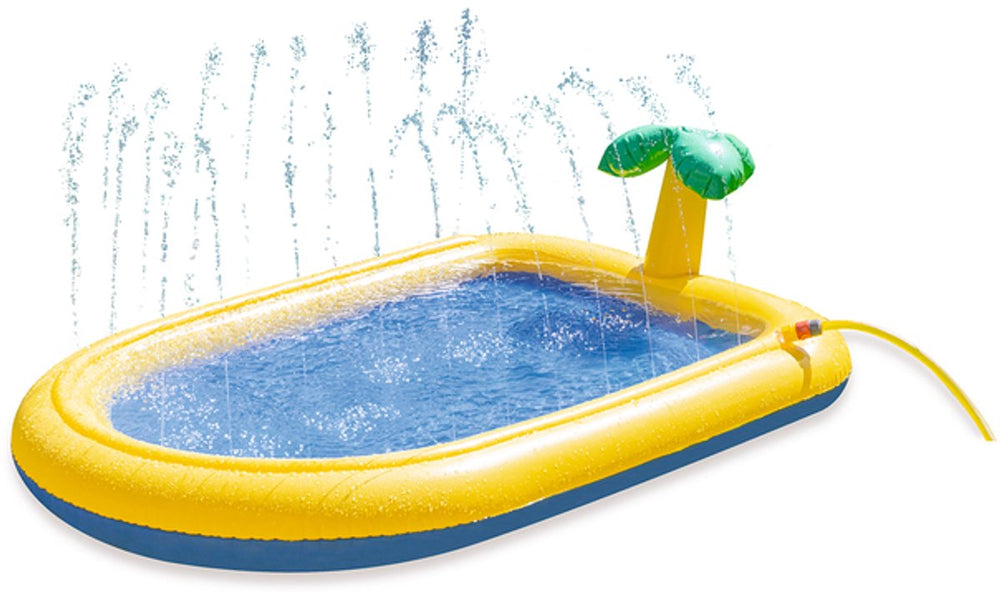 Beeztees palmy - hondenzwembad - geel - 163x100x47 cm
