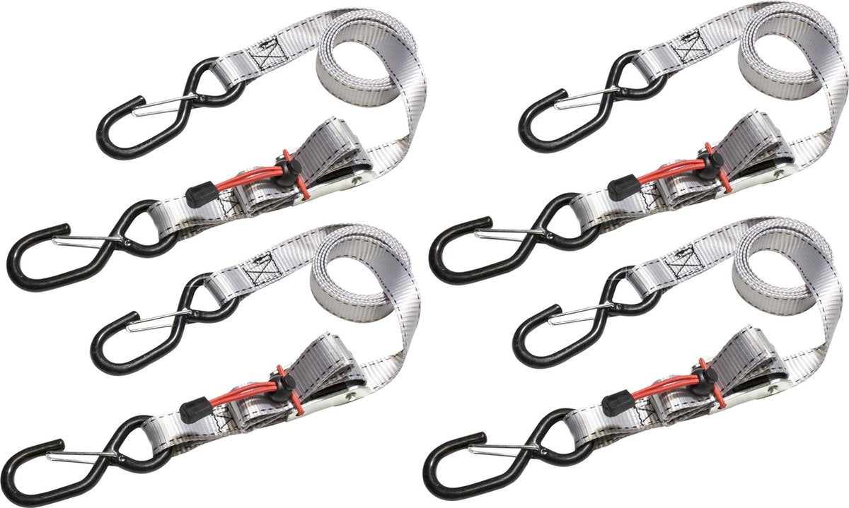 Masterlock 3062eurdat set 4 ks upínací popruhy - 180 cm