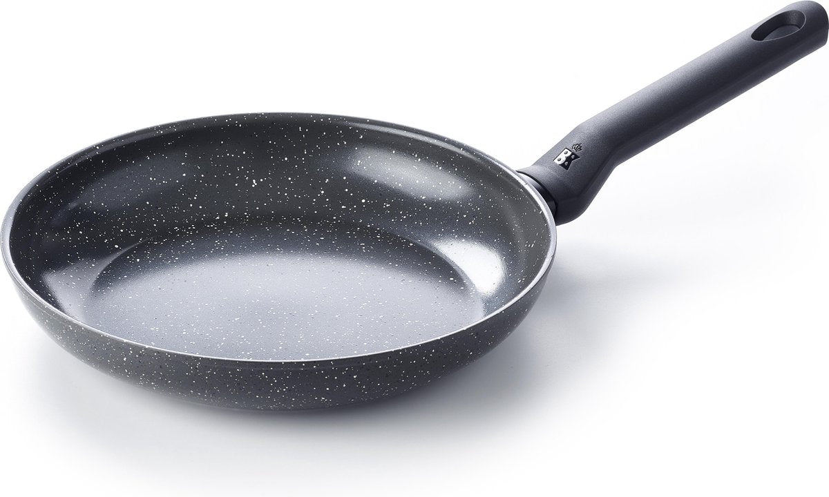 Bk universe koekenpan 24cm - pfas-vrije antikleeflaag - koekenpan inductie - keramische koekenpan - ovenbestendig tot 160°c - koudgreep - zwart graniet
