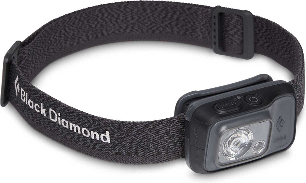 Black diamond cosmo 350-r hoofdlamp - hoofdlamp - graphite