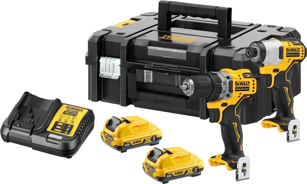 Dewalt xr dck2110l2t-qw combopack 12v li-ion