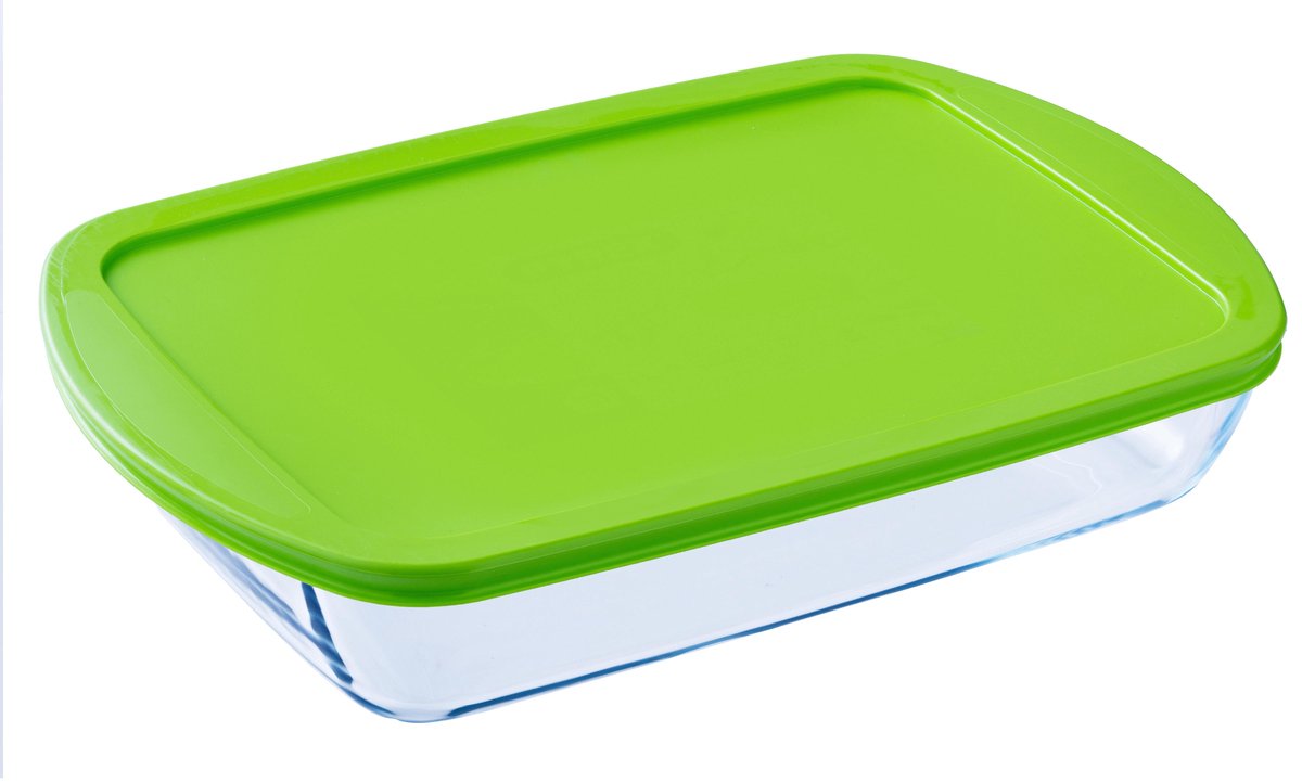 Pyrex ovenschaal - met deksel - cook store - 40 x 27 x 6 cm 4.5 liter