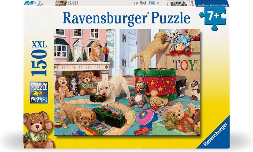 Ravensburger Jigsaw Puzzle Puppies Playtime - Jigsaw Puzzle - 150 XXL Pieces