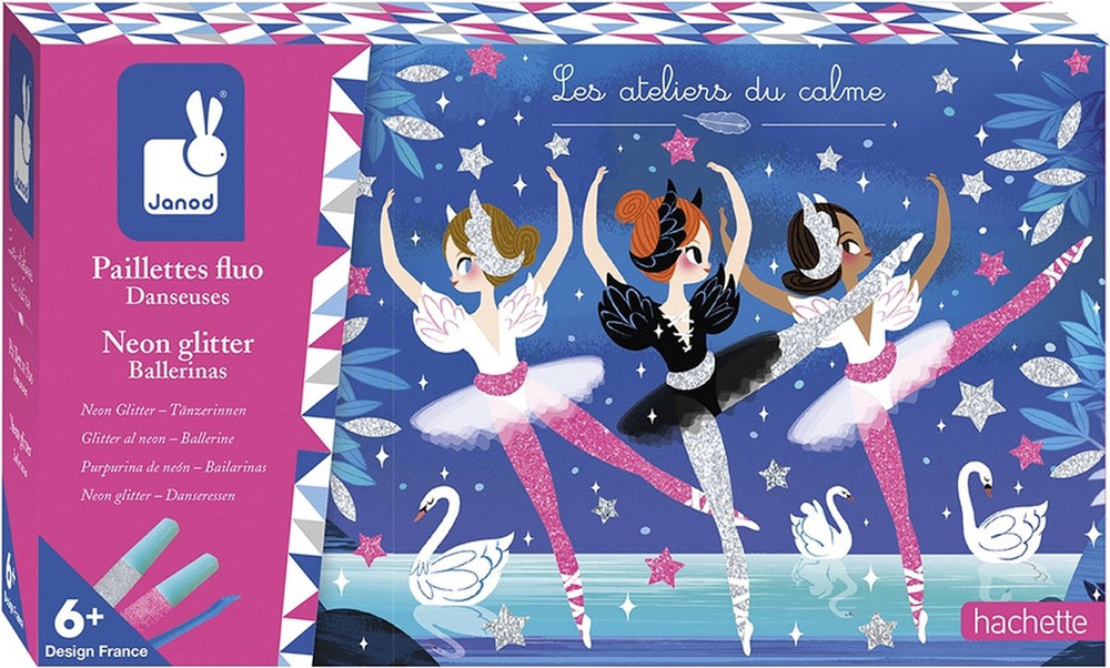 Janod - les ateliers du calme - neon glitter ballerina knutselset