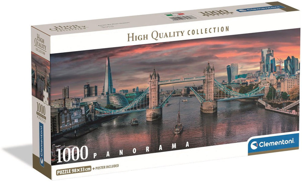 Clementoni - puzzel - 1000 stukjes - panorama theems - puzzel voor volwassenen - high quality collection