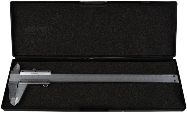Geko vernier schuifmaat - precisie meting - roestvrij staal - 200 mm - 0,02 mm resolutie