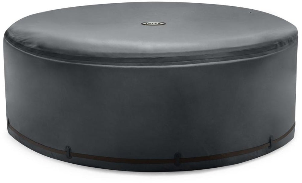 Intex thermische cover voor purespa 6-persoons spa - rond - donkergrijs - ø218 x h72 cm