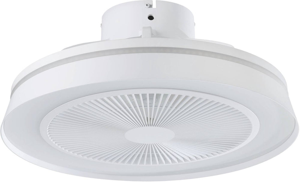 Eglo vallonia plafondventilator met lamp - ø 48 cm - 3 snelheden - instelbaar wit licht - rgb - dimbaar - dc energy saving - wit