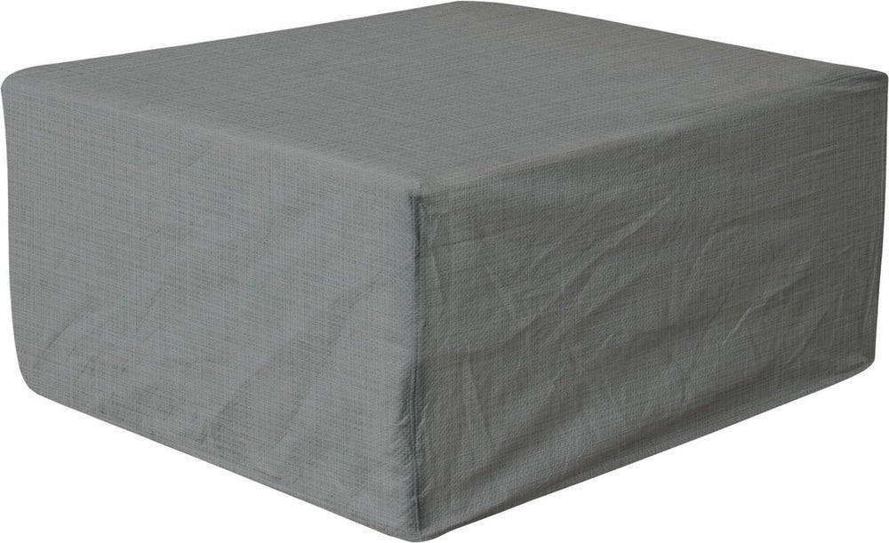 Eurotrail waterdichte beschermhoes voetenbank salontafel, cantonic 100x100x50 cm, grijs