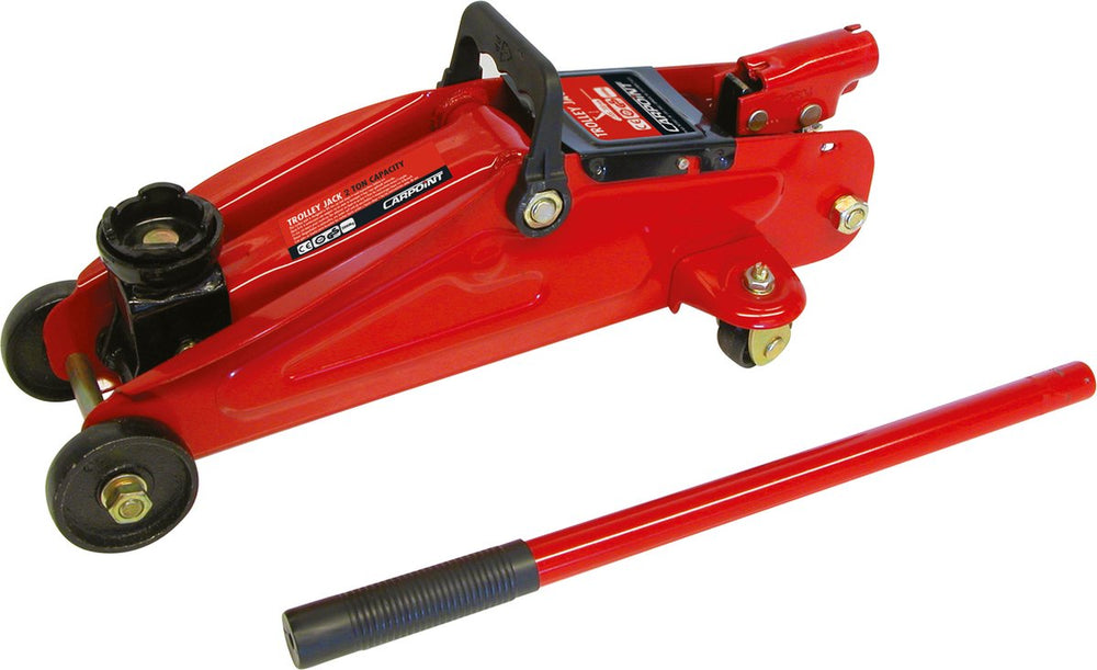 cric de garage mobile 2 tonnes rouge