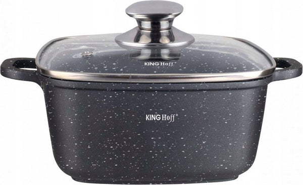 Kinghoff 1604 - braadpan - vierkant - 26 cm - 5.5 liter