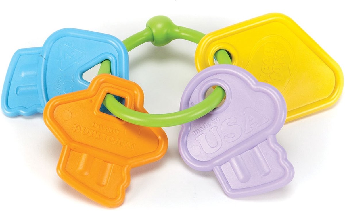 Green toys mijn eerste sleutels rammelaar bijtring