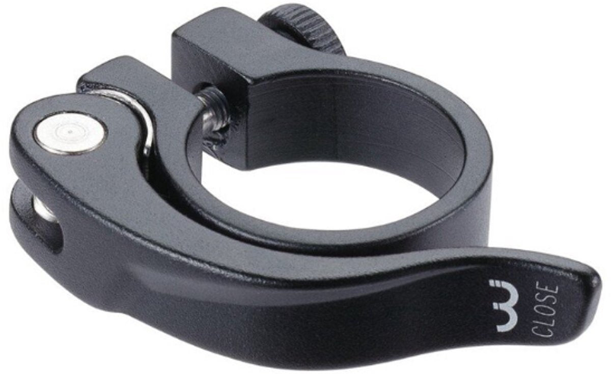 Bbb cycling smoothlever zadelpenklem met snelspanner - ø 34.9 mm - quick release - aluminium - bsp-87