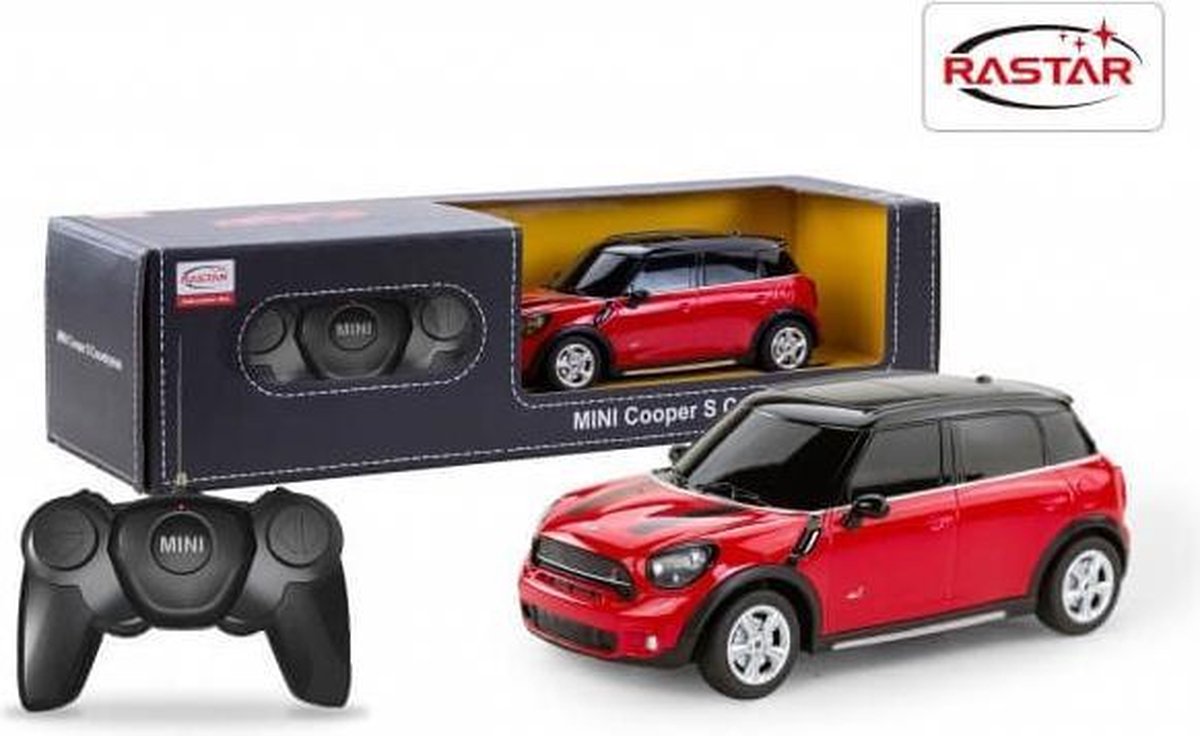 Rastar mini countryman rood - 1:24 - r c.