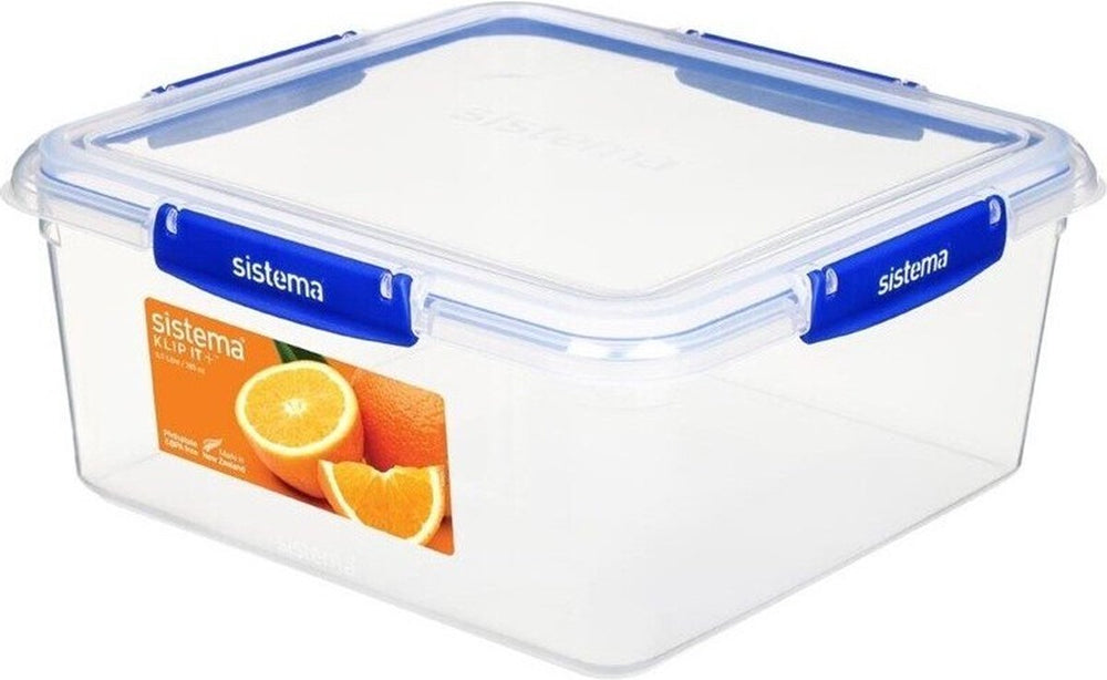 Sistema klip it + voorraaddoos - vierkant - 5.5l